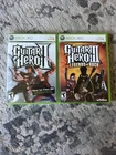 Guitar Hero 2 & Guitar Hero III: Legends of Rock Microsoft Xbox 360 Tested CIB