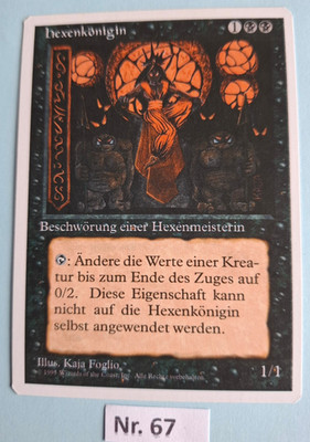 1x Hexenkönigin- NM - DE - (1995) 4. Edition - Magic MTG
