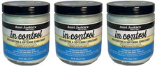3 Aunt Jackies In Control MOISTURIZING & SOFTENING CONDITIONER 15 oz ea (715)