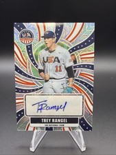 2026 Panini Stars & Stripes TREY RANGEL MOJO SILVER PRIZM AUTO 💎 08/25 💎