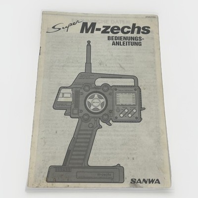 Super M-Zechs Bedienungsanleitung Fernsteuerung RC Modellbau Sanwa Handbuch