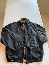 Burberry Golf Jacket Mens Large Black Nova Ch...