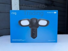 Ring Floodlight Cam Camera Wired Pro Retinal 4K 2025 New 2nd Gen Black RRP £250