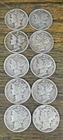 $1 Face Value 90% Silver Mercury Dimes 10 Diff Coins FV 1936 - 45 NO Reserve NR!
