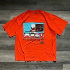 Vintage 1997 South Park 'It's Salisbury Steak Day' Comedy Central T-Shirt M/L