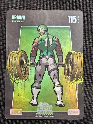 2026 Bo Jackson Battle Arena Brawn “AJ Brown” Glow Battlefoil BF-92