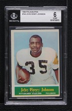 1964 Philadelphia John Henry Johnson #144 BGS 6 HOF 0q3