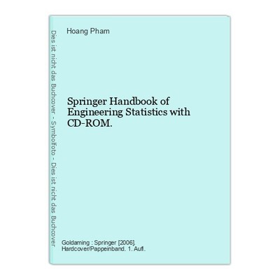Springer Handbook of Engineering Statistics with CD-ROM. Pham, Hoang (Ed.):