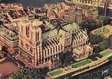 75 PARIS NOTRE DAME ET LE JARDIN DE L ARCHEVECHE