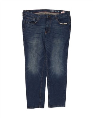 IZOD Herren Tapered Jeans W42 L32 blau Baumwolle DQ32