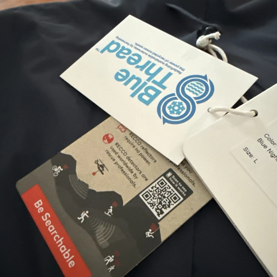 OBERMEYER ' STEIBIS 3L JACKET ' MENS ' BLUE NIGHTS ' OUTER SHELL - Image 3 of 4