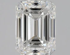 Certified AGI 1.19 CT Emerald Cut Natural Mined Diamond Loose D color IF clarity