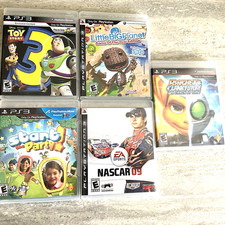 PlayStation 3 PS3 Ratchet Clank Little Big Planet Toy Story 3 Start the Party