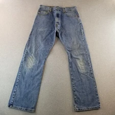 Levi 517 Jeans Men's Sz 33x32 VTG Bootcut Med Wash 100% Cotton Normcore Durable