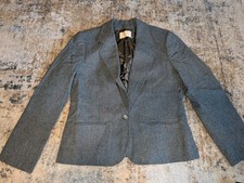 Vintage Pendleton Woolen Mills Women's Size 10 100 Virgin Wool Blazer Gray USA