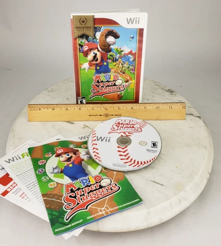Mario Super Sluggers Wii - Nintendo 2008 Works RVL P RMB1 USZ