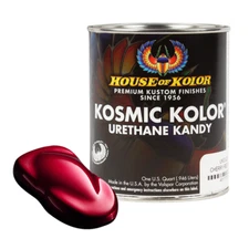 House of Kolor UK03 Wild Cherry Kosmic Kolor Urethane Kandy Auto Paint 1 Quart