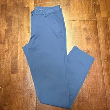 Rhone Commuter Pants Men's 32x32 Blue Lightweight Performance Stretch Chinos