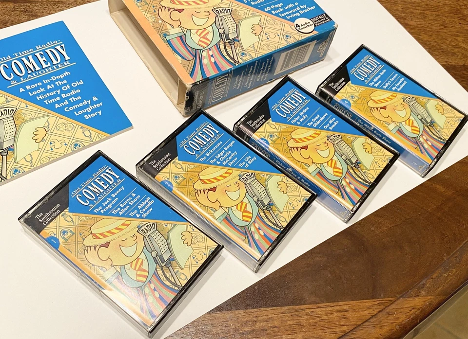 Smithsonian Collection Old Time Radio Comedy and Laughter 4 Cassette Box Set - Image 4 of 4