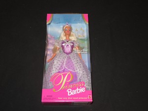 Barbie-Doll-Purple-PRINCESS-Dress-Shoes-You-Won-039-t-Lose-18404-Mattel-NRFB-K713