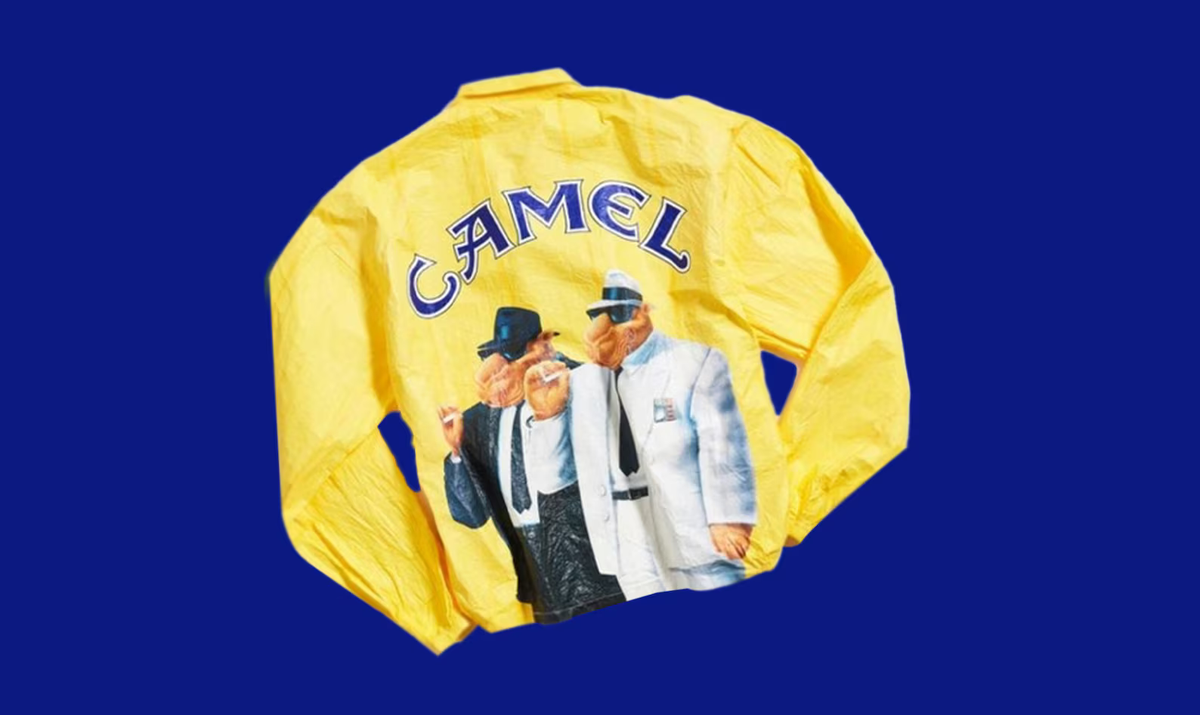 Camel Wides Cigarettes Adult XL Graphic Tyvek Windbreaker Camel Wides Cigarettes Adult XL Graphic Tyvek Windbreaker