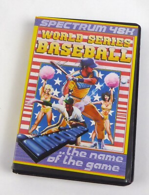 Sinclair ZX Spectrum Spiel -- WORLD SERIES BASEBALL (Imagine) -- Tape ...