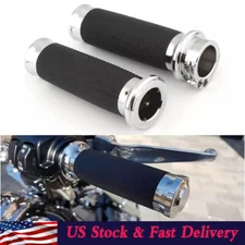 1" Motorcycle Handlebar Hand Grips Fit for Harley Honda Kawasaki Suzuki Yamaha