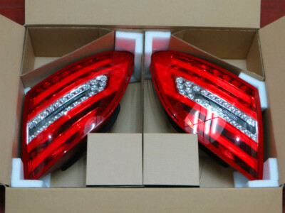 W204 LED Tail Lights Lamp Pair for Mercedes Benz C Class C250 C300 C63 ...