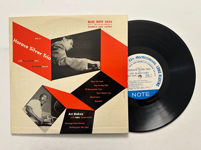Horace Silver Trio LP Vol. 2 BLUE NOTE 5034 EX&frasl;EX DG lex mono