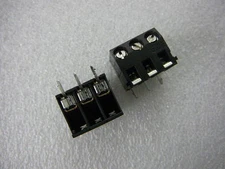 AMP 786469-3 Fixed Terminal Block CONNECTOR 5.08 R/A 3-Pin Board Mount NEW Qty.2