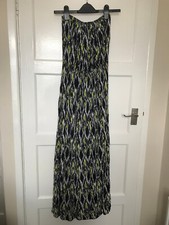 Atmosphere Black Yellow Abstract Art Boob Tube Bandeau Dress Cover Up UK Size 10