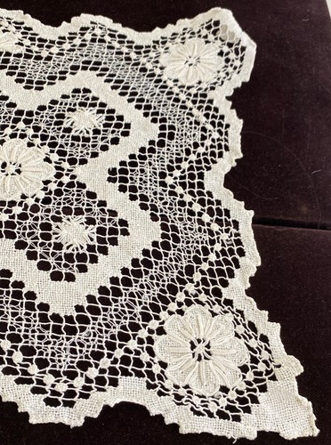 Paar Vintage handgefertigte Häkelkufen WW966 - Bild 5 von 5
