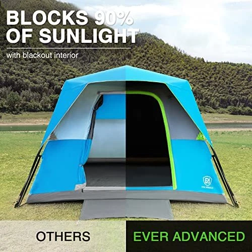 Blackout top camping tent