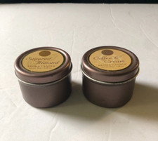 2 Aroma Sources Small Votive Container Aroma Candles Almond / Coffee & Cream New