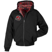 Männer Harrington Jacke mit Kapuze Streetfighter Biker MC Ride fast S - 5XL