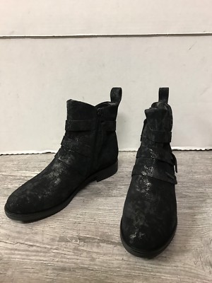Bottines MJUS En Cuir Noir - Taille 37 - Neuf Avec Emballage - Talon 2-7 Cm