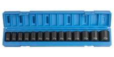 Grey Pneumatic *1412M 14 pc. 1/2in. Drive Standard 6 pt Metric Impact Socket Set