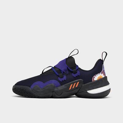 シューズ(男性用) Adidas Trea Young 1 Adidas Men's Trae Young 1 Shoes - Core Black / Sky Rush — Just For