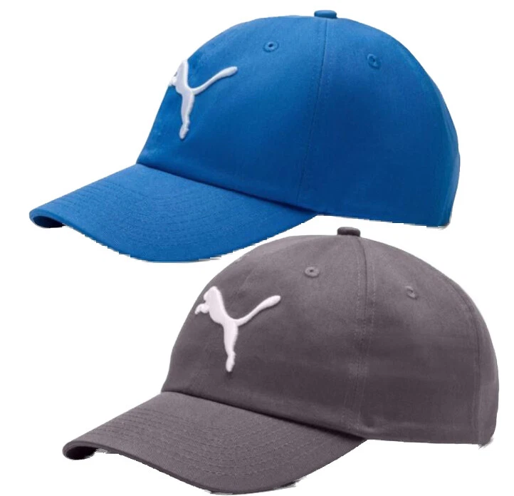 Puma No.1 Logo Cap Hat Baseball Cap Grey Blue Black New