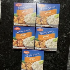 Lot of 5 Lipton Recipe Secrets Onion Soup Dip Mix 1.8 oz BB 2/28/25 Free Ship!