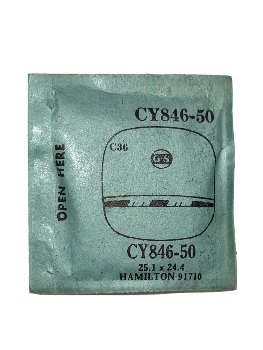 Vintage G-S Acrylic Watch Crystal Hamilton 91710 25.1 x 24.4 Vintage G-S Acrylic Watch Crystal Hamilton 91710 25.1 x 24.4