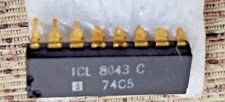 Intersil ICL8043C Operational Amplifier 16 Gold Plated Pins DIP/Mil. Specs./1 Pc