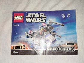 2016 LEGO STAR WARS SET 75125 RESISTANCE X-WING FIGHTER 100% COMPLETE + MANUAL