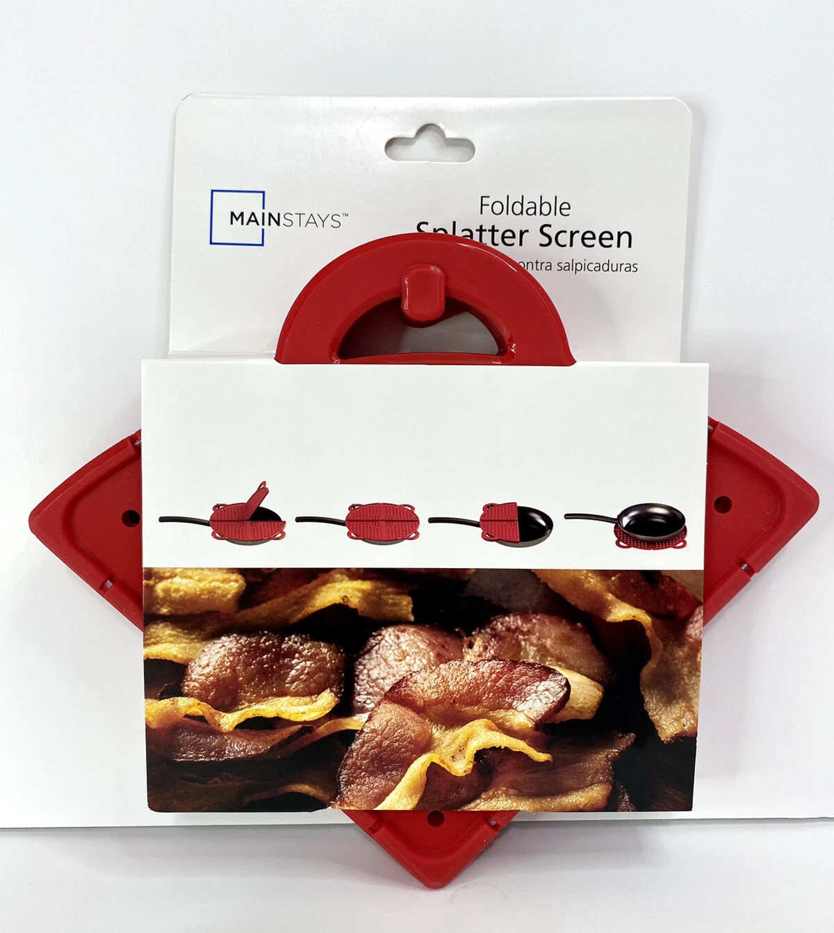 Mainstays Foldable Silicone Splatter Screen