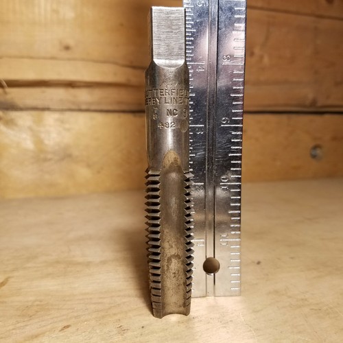 Butterfield 7/8" 9 NC Hand Thread Tap USA Derby Line VT Swanky Barn - Picture 2 of 12
