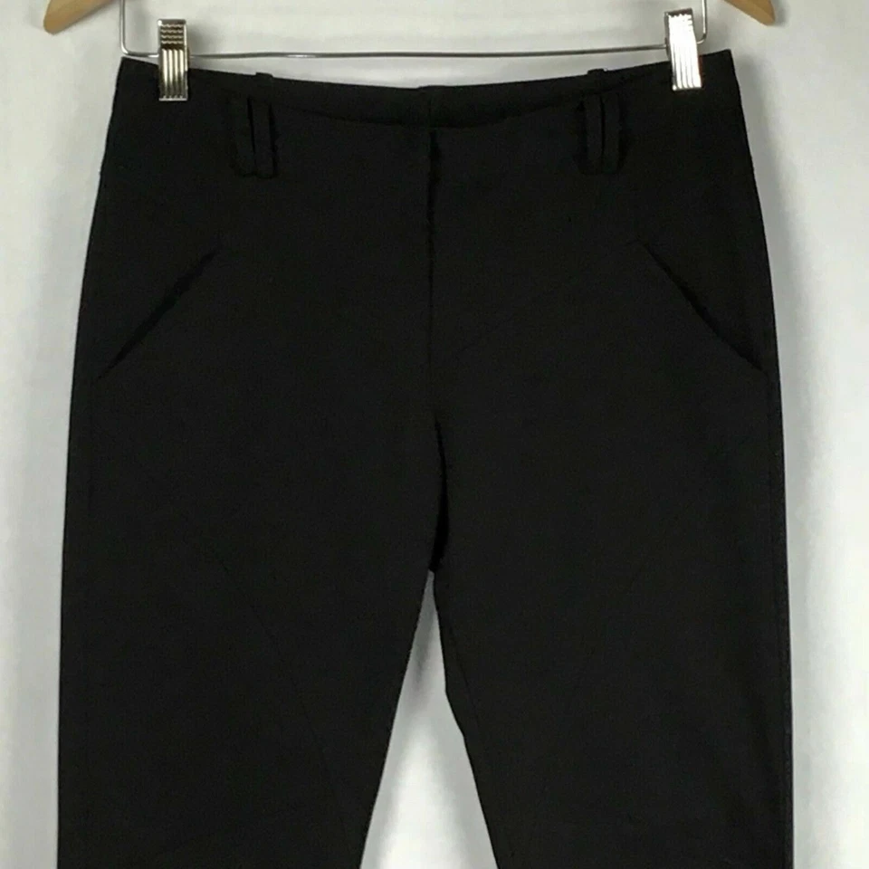 Rebecca Minkoff / Pantalones elásticos negros ajustados al tobillo / para mujer talla 4 Foto 2 de 4