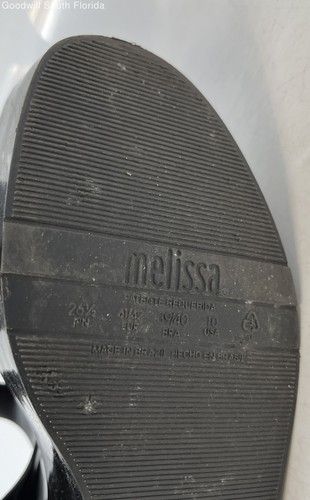 Melissa Womens Mar Black Open Toe Buckle Adjustable Platform Sandals Size 10 - Picture 7 of 8