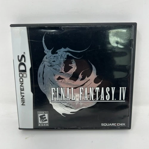 **NO GAME** Final Fantasy IV (Nintendo DS, 2008) CASE AND MANUAL ONLY