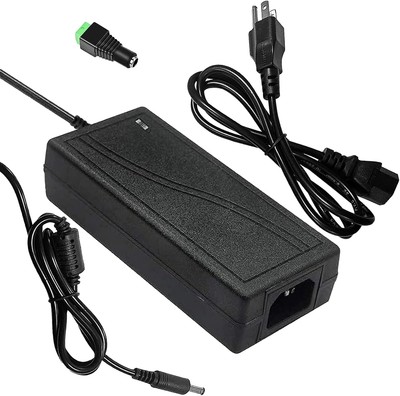 24 Volt 6 Amp Power Supply,100-240V AC to DC 24V 6A 5A 4A 3A 2A 1A black 