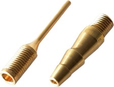 Brass Integrated Ball Pump Needle, Air Inflation brass color